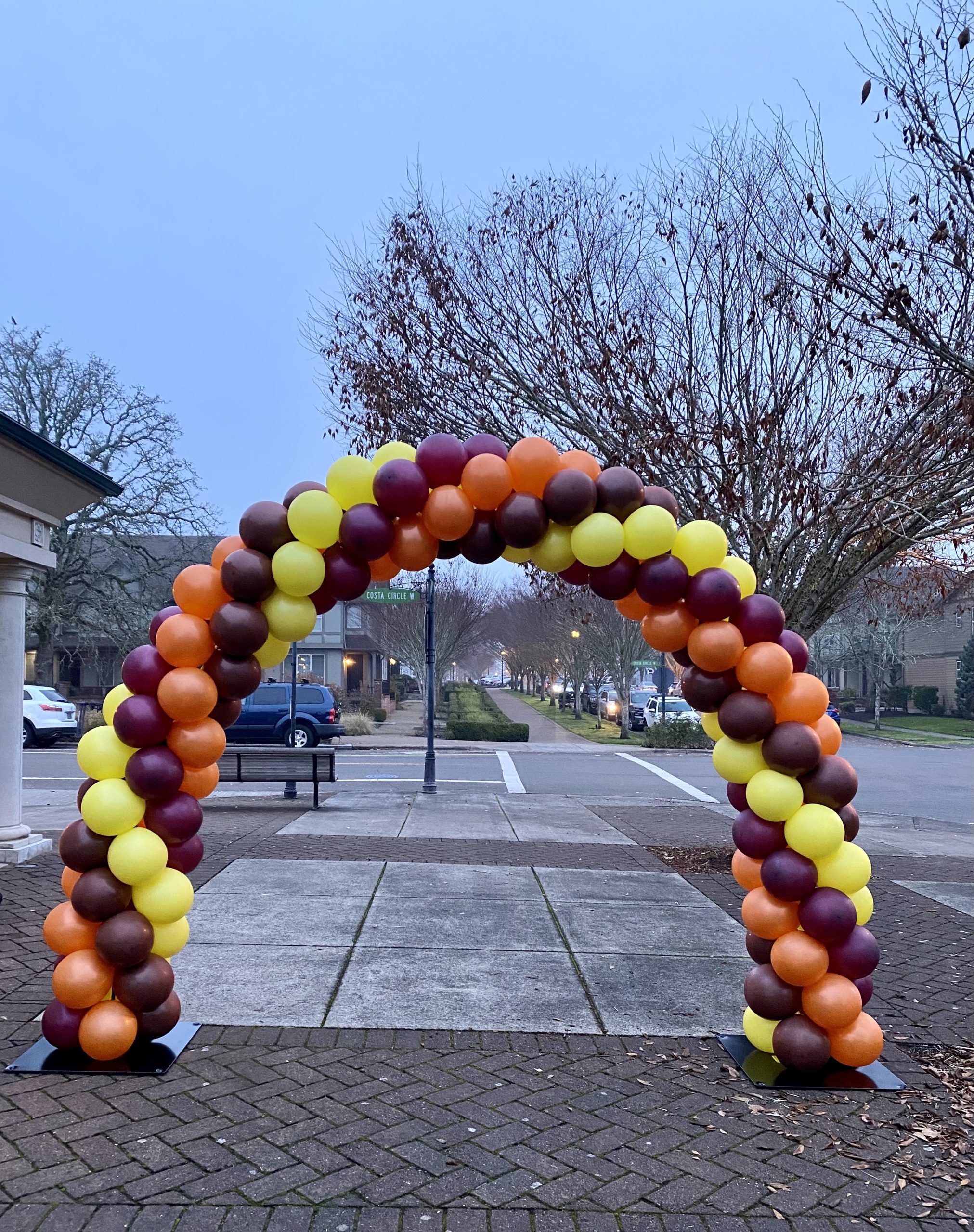 My Custom Balloons  Traditional Balloon Arches 22 ft long